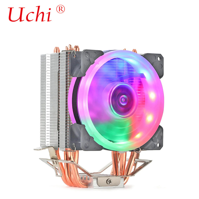 4 Kupfer-Heizrohr-Kühler für Computer-CPU Intel I3 I5 I7 LGA1150 1156 1200 1366 1700 2011 AMD AM4 AM5 Kühlgerät