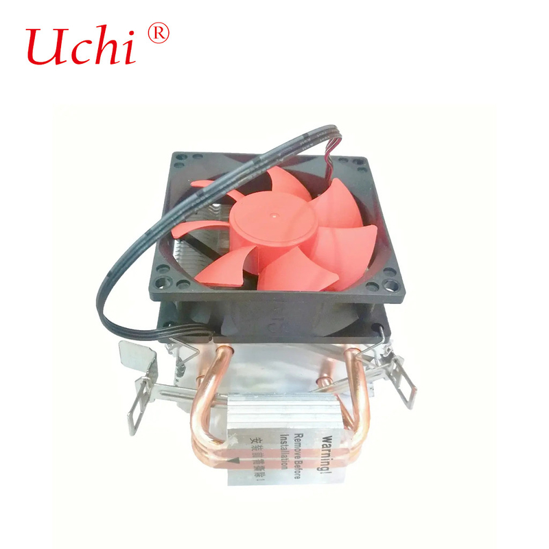 Kühlung Vertikaler Seiten-CPU-Kühler 92mm Ventilator 2 Kupfer Heizrohr Rohr für PC Computer Universal Steckdose AMD Intel Prozessor IC