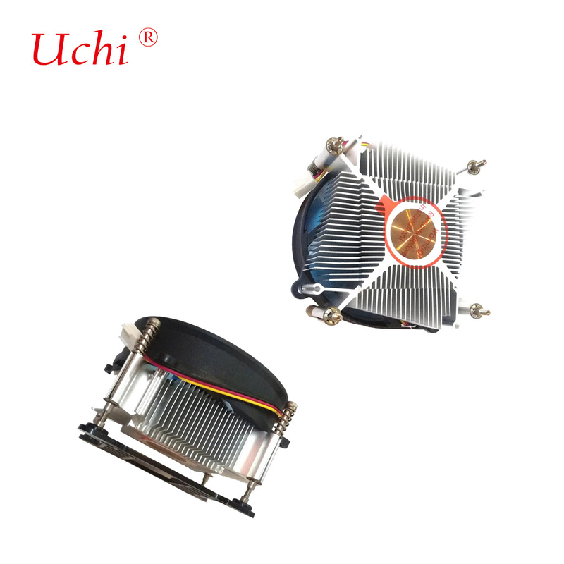 12V DC Kupferzentrumstrahler TDP 75W Für PC-Prozessor Kühlung 4 Pin PWM Steckdose 1700 1200 1150 1151 1155 1156 Cpu Luftkühler Ventilator