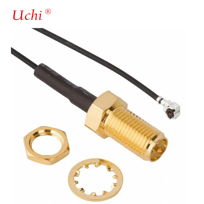 336314-12-0250 CBL ASSY AMC-RPSMA JCK-PL 9.843 Gerade SMA zum MHF Stecker