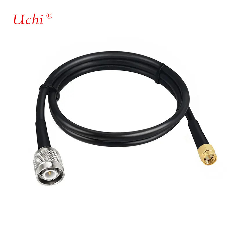 RG58 SMA Männlich zu TNC Männlich mit niedrigem Verlust 50 Ohm RF Koaxialkabel Adapter TNC zu SMA Erweiterungskabel für drahtlose LAN-Geräte