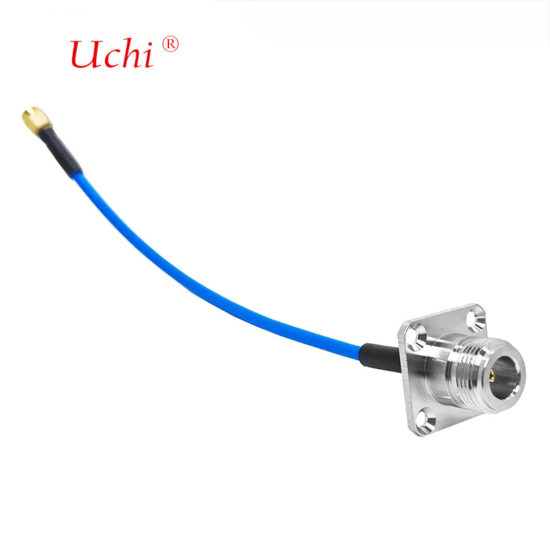 SMA Männliche Steckdose zu N-Typ weibliche Jack Flange Panel Mount Connector für SS405 SS-405 Superflex RF Pigtail Erweiterungskabel