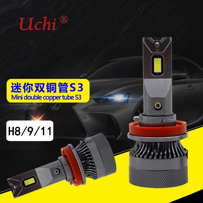 55w LED Mini Dual Copper Tube High Power Auto Scheinwerfer 9012 mit hoher Helligkeit und fokussiertem Licht