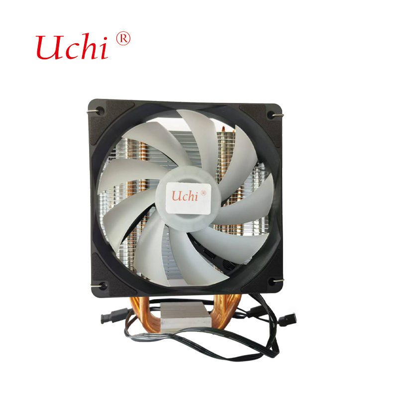 120mm Ventilator Computer CPU Kühlgerät kommt mit 6 Wärmeleitungen für hocheffiziente Temperaturkontrolle