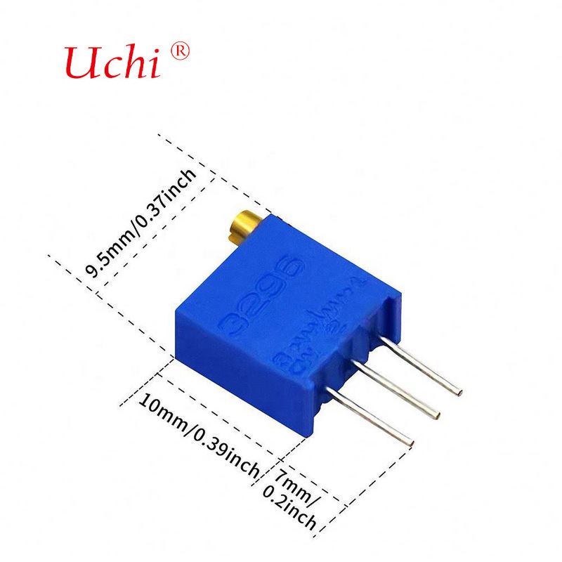 3296W Trimmer-Potentiometer, Top-Einstellung, Mehrgang, Keramik, Feinjustierung, 10k Präzisionspotentiometer