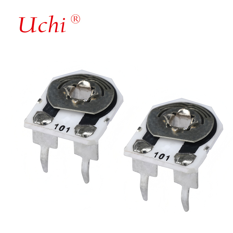 W206 Einzeldreh-Potentiometer Metall Glasur Trimmer Potentiometer 0,25-Watt-Einstellpotentiometer