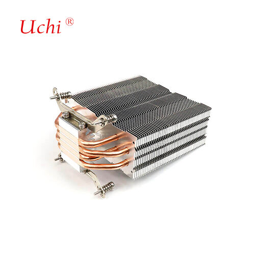 Clip-Reißverschlussrippe für Computer-CPU-Kühlkörper mit 4 Wärmerohren