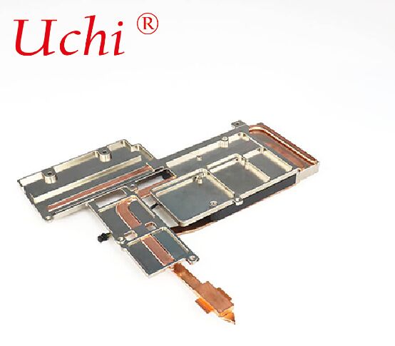 Großer Verkauf Laptop-Computer-Kühlkörper mit Lüfter-Wärmerohr-Laptop-Radiator-Kühlplatte