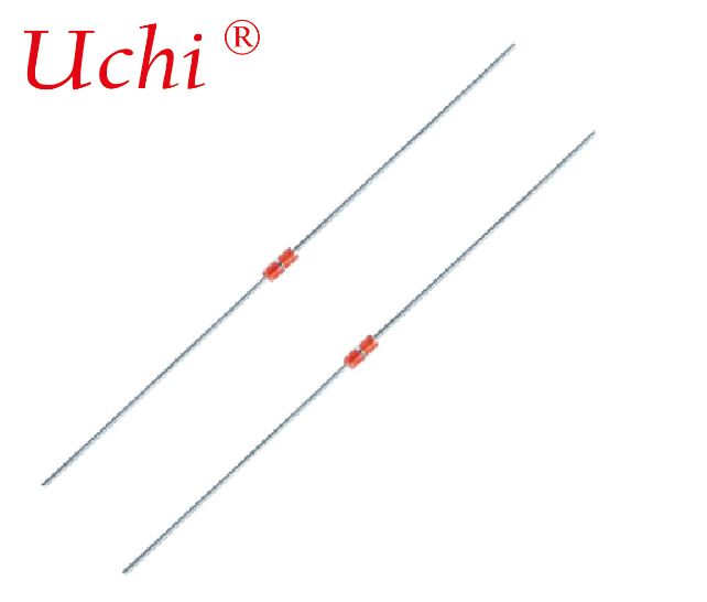 Die MF58-Serie verwendet einen glasglasierten, hochtemperaturbeständigen, hermetischen NTC-Thermistor