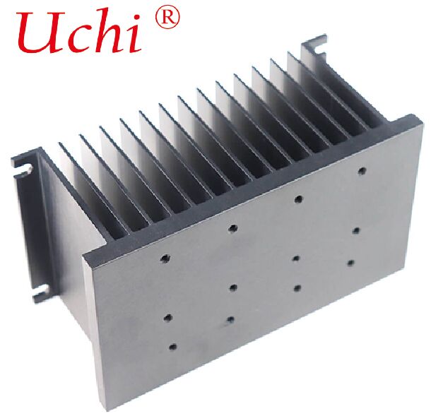 Anodized Black Aluminum Extrusion Extruded Heat Sink Cooling Plate