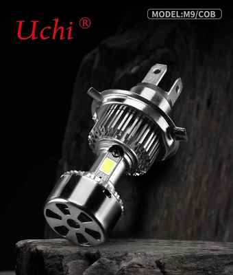 3300 LM M9 LED Motorrad Scheinwerfer Glühbirne mit Kühlventilator 9-18V