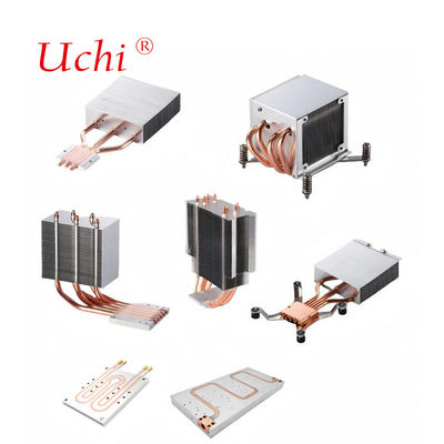 Wasserkühlplatte Computer PC Server CPU Kühlplatte Radiator Aluminium Flüssigkeitskühlung Kupfer Heatpipe Kühlkörper
