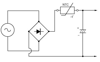 Einschaltstrom, der Thermistor der Energie NTC für Stromkreis-Schutzanwendung begrenzt